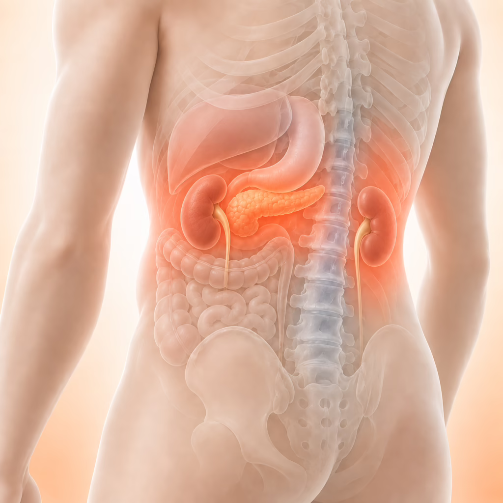 Abdominal Pain Radiating to the Back: Possible Causes